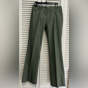 Poleci Olive Green Straight Leg Dress Pants Women’s Size 2